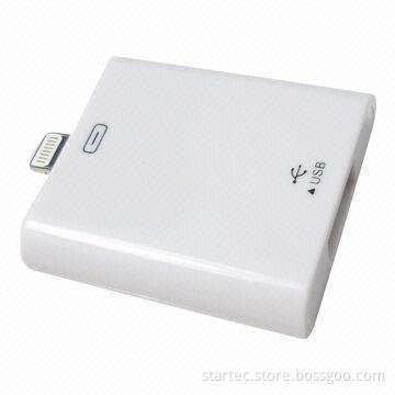 Card Reader and Connection Kit for iPad Mini, JPEG/RAW Supports Photos Format